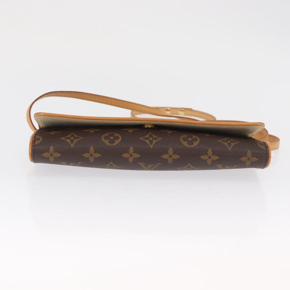 LOUIS VUITTON Monogram Pochette Twin GM Shoulder Bag M51852 LV Auth ka1548