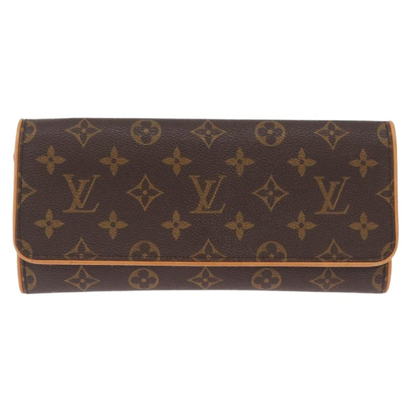 LOUIS VUITTON Monogram Pochette Twin GM Shoulder Bag M51852 LV Auth ka1548