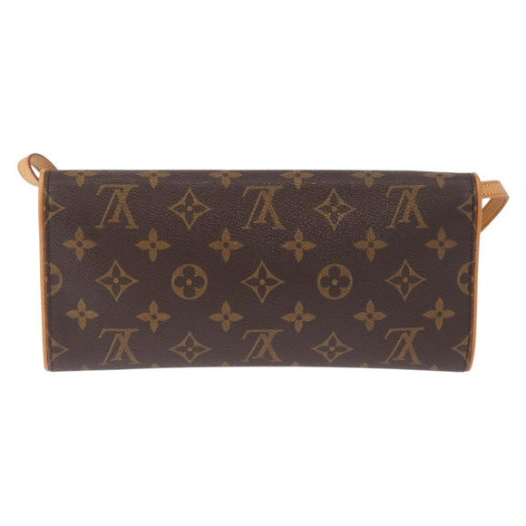 LOUIS VUITTON Monogram Pochette Twin GM Shoulder Bag M51852 LV Auth ka1548