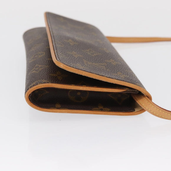LOUIS VUITTON Monogram Pochette Twin GM Shoulder Bag M51852 LV Auth ka1548