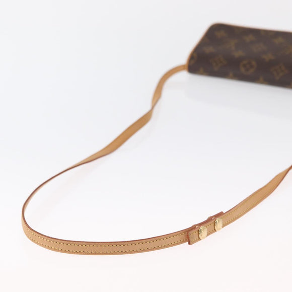 LOUIS VUITTON Monogram Pochette Twin GM Shoulder Bag M51852 LV Auth ka1548