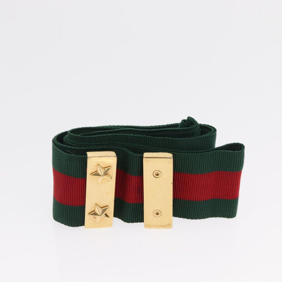 GUCCI Silvi Sherry Line Shoulder Bag Leather 2way Red Gold 421882 Auth ka1549