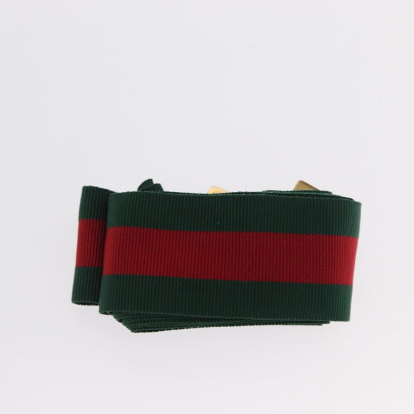 GUCCI Silvi Sherry Line Shoulder Bag Leather 2way Red Gold 421882 Auth ka1549