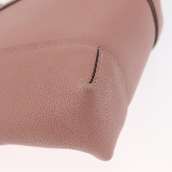 LOUIS VUITTON Parnasea Nano Lockit Hand Bag Leather Pink M61256 LV Auth ka1550
