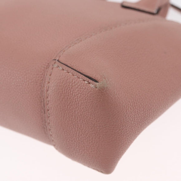 LOUIS VUITTON Parnasea Nano Lockit Hand Bag Leather Pink M61256 LV Auth ka1550
