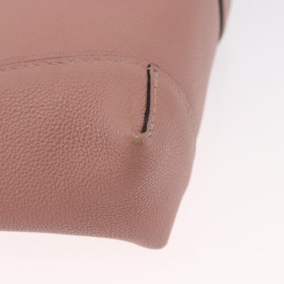 LOUIS VUITTON Parnasea Nano Lockit Hand Bag Leather Pink M61256 LV Auth ka1550