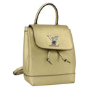 LOUIS VUITTON Rock Me Backpack Leather Gold Tone M54575 LV Auth ka1551M-1