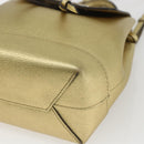 LOUIS VUITTON Rock Me Backpack Leather Gold Tone M54575 LV Auth ka1551M-16