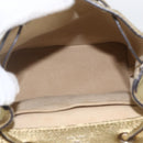 LOUIS VUITTON Rock Me Backpack Leather Gold Tone M54575 LV Auth ka1551M-10