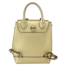 LOUIS VUITTON Rock Me Backpack Leather Gold Tone M54575 LV Auth ka1551M-2