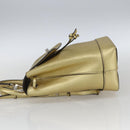 LOUIS VUITTON Rock Me Backpack Leather Gold Tone M54575 LV Auth ka1551M-3