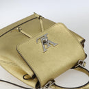 LOUIS VUITTON Rock Me Backpack Leather Gold Tone M54575 LV Auth ka1551M-6