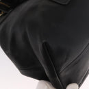 Jimmy Choo Studs Backpack Leather Black Gold Auth ka1552-17