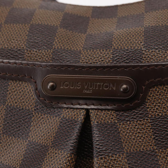 LOUIS VUITTON Damier Ebene Bloomsbury GM Shoulder Bag N42250 LV Auth ka1553