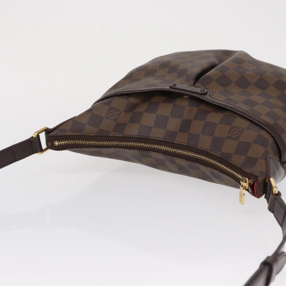 LOUIS VUITTON Damier Ebene Bloomsbury GM Shoulder Bag N42250 LV Auth ka1553