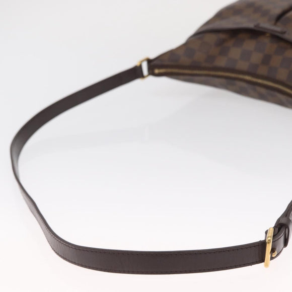 LOUIS VUITTON Damier Ebene Bloomsbury GM Shoulder Bag N42250 LV Auth ka1553