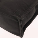 HERMES Her Line MM Hand Bag Canvas Gray Silver Auth ka1554-16