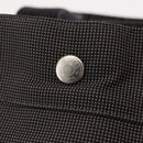 HERMES Her Line MM Hand Bag Canvas Gray Silver Auth ka1554-17