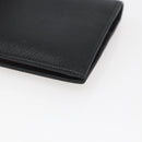 PRADA Wallet Safiano leather Black Gold Auth ka1558M-15