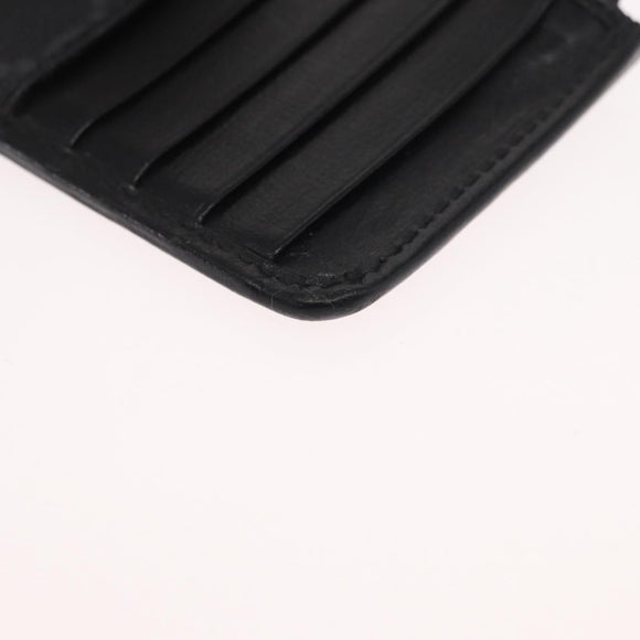 GUCCI GG Supreme Coin Purse PVC Black 697717 Auth ka1560M