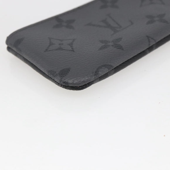 LOUIS VUITTON Eclipse Reverse Pochette Cles Coin Purse M80905 LV Auth ka1563SAM