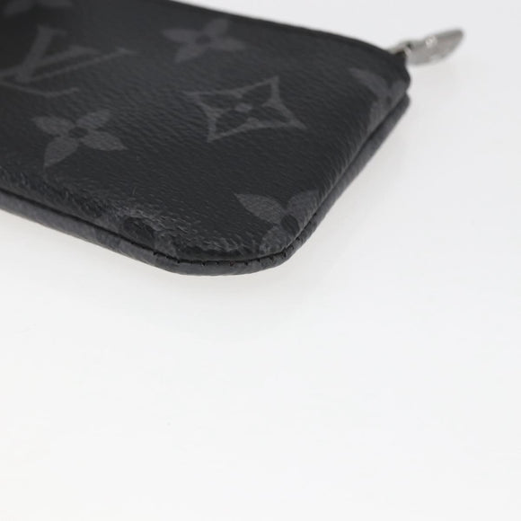 LOUIS VUITTON Eclipse Reverse Pochette Cles Coin Purse M80905 LV Auth ka1563SAM