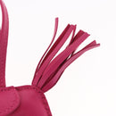 HERMES Rodeo Charm PM Charm Leather Pink Auth ka1569M-4