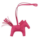 HERMES Rodeo Charm PM Charm Leather Pink Auth ka1569M-6