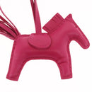 HERMES Rodeo Charm PM Charm Leather Pink Auth ka1569M-7