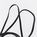 PRADA Hand Bag Straw Leather 2way Beige Black Auth ka156AV-10