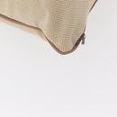 HERMES Cushion Cotton Beige Auth ka157-9