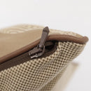 HERMES Cushion Cotton Beige Auth ka157-11