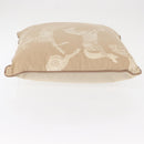 HERMES Cushion Cotton Beige Auth ka157-4