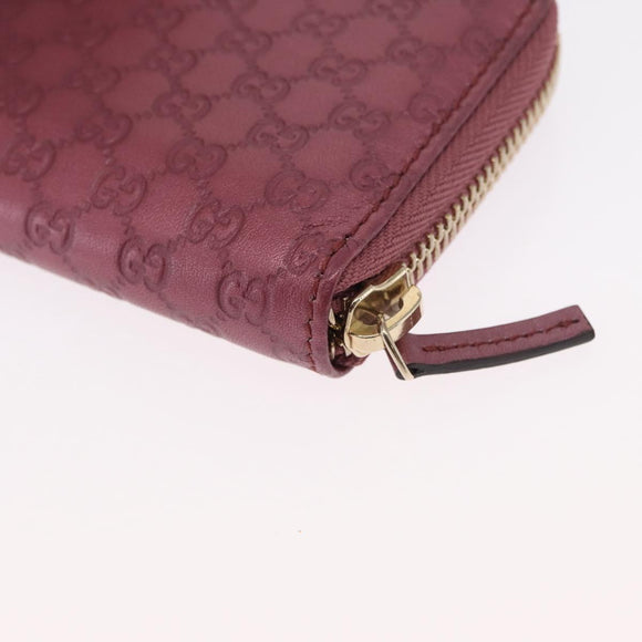 GUCCI Micro GG Canvas Coin Purse Pink 255452 Auth ka1570M
