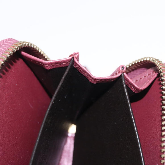 GUCCI Micro GG Canvas Coin Purse Pink 255452 Auth ka1570M