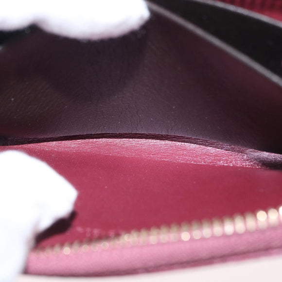 GUCCI Micro GG Canvas Coin Purse Pink 255452 Auth ka1570M