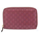 GUCCI Micro GG Canvas Coin Purse Pink 255452 Auth ka1570M-13