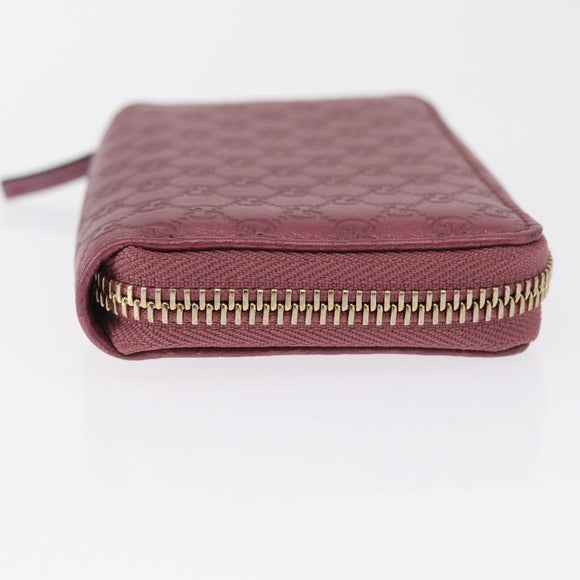 GUCCI Micro GG Canvas Coin Purse Pink 255452 Auth ka1570M