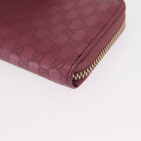 GUCCI Micro GG Canvas Coin Purse Pink 255452 Auth ka1570M