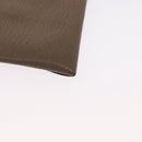 HERMES Coin Purse Leather Beige Silver Auth ka1572-15