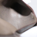 HERMES Coin Purse Leather Beige Silver Auth ka1572-10