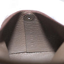 HERMES Coin Purse Leather Beige Silver Auth ka1572-12