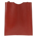 HERMES Onimetu Shoulder Bag Leather Brown Auth ka1579-2