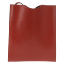 HERMES Onimetu Shoulder Bag Leather Brown Auth ka1579-3