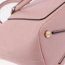 VALENTINO Hand Bag Leather 2way Pink Gold Auth ka1580-16