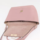 VALENTINO Handtasche Leder 2-Wege Pink Gold Auth ka1580-19