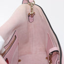 VALENTINO Handtasche Leder 2-Wege Pink Gold Auth ka1580-21
