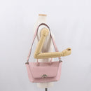 VALENTINO Handtasche Leder 2-Wege Pink Gold Auth ka1580-26