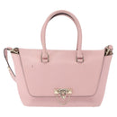 VALENTINO Handtasche Leder 2-Wege Pink Gold Auth ka1580-13