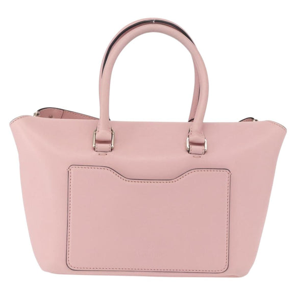 VALENTINO Handtasche Leder 2-Wege Pink Gold Auth ka1580